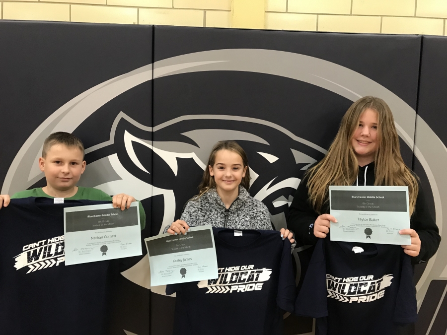 October Students of The Month